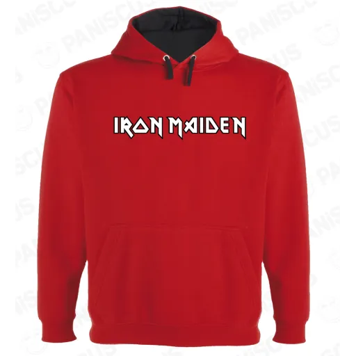 Sudadera Capucha Bicolor Iron Maiden