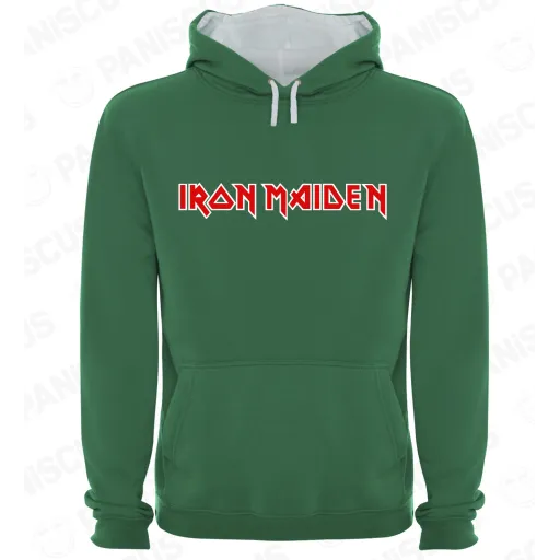 Sudadera Capucha Bicolor Iron Maiden