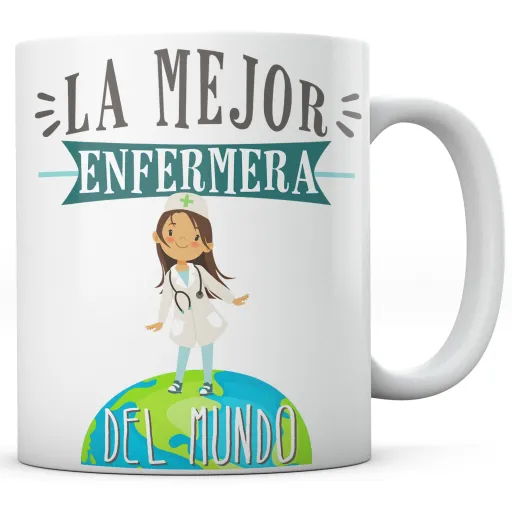 Taza La Mejor Enfermera del Mundo Mujer