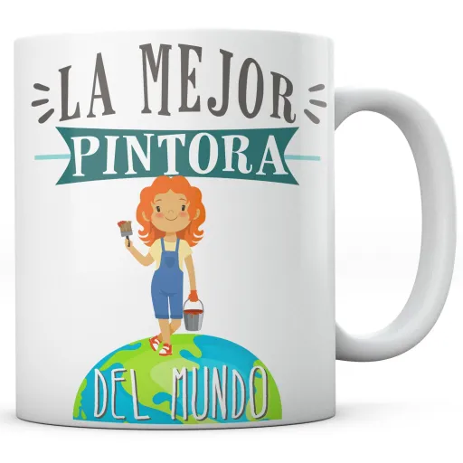 Taza La Mejor Pintora del Mundo Mujer