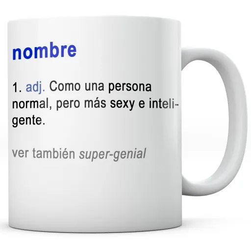 Taza Diccionario Nombre Personalizada Definición