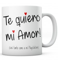 Taza Te Quiero mi Amor Playstation