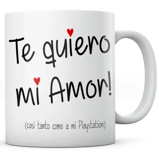 Taza Te Quiero mi Amor Playstation