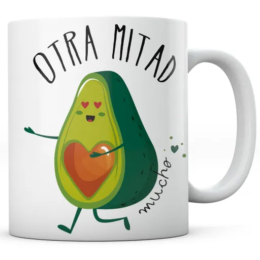 Taza Eres Mi Otra Mitad Te Quiero Mucho