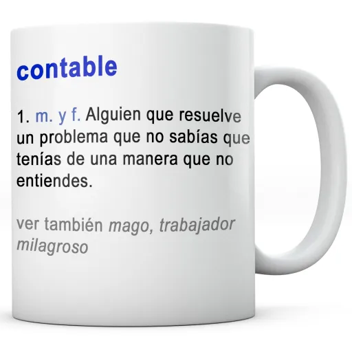 Taza Diccionario Definición Contable