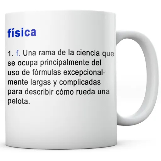 Taza Diccionario Definición Física