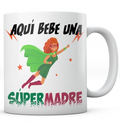 Taza Superhéroes Madre