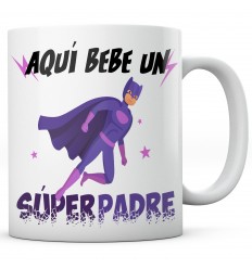 Taza Superhéroes Padre