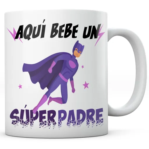 Taza Superhéroes Padre