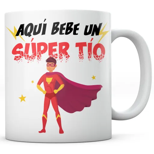 Taza Superhéroes Tío