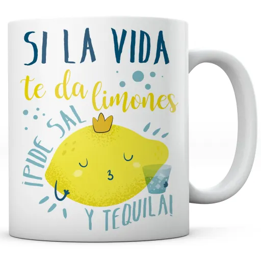 Taza Si la Vida Te Da Limones