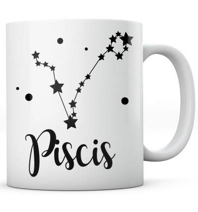 Taza Horóscopo Constelación Piscis