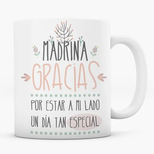 Taza Madrina Gracias Por Estar a mi Lado