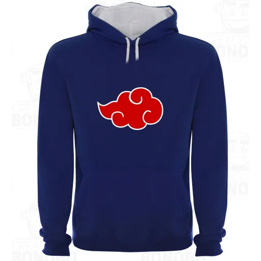 Sudadera Capucha Bicolor Naruto Akatsuki Ninja