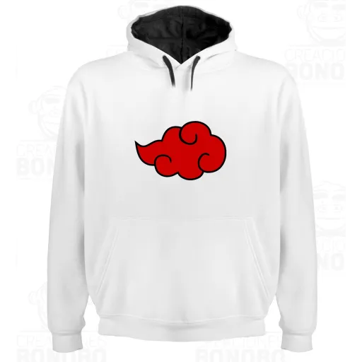 Sudadera Capucha Bicolor Naruto Akatsuki Ninja