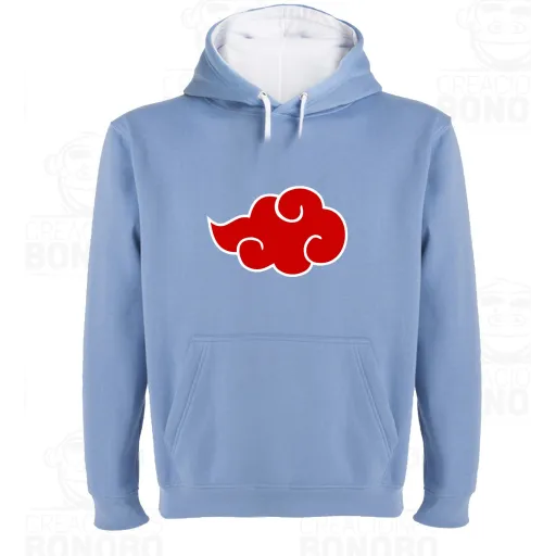 Sudadera Capucha Bicolor Naruto Akatsuki Ninja