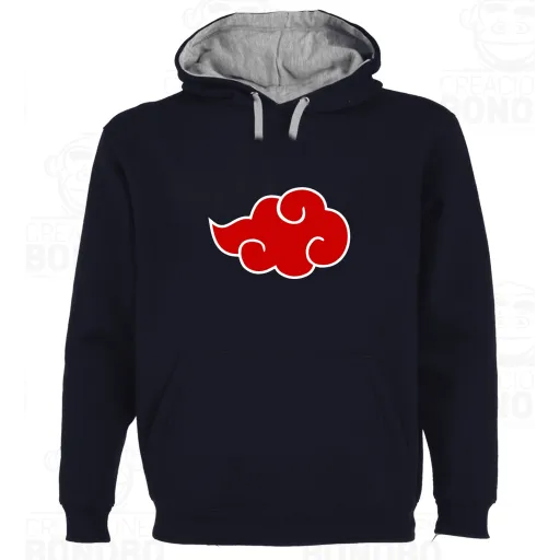 Sudadera Capucha Bicolor Naruto Akatsuki Ninja