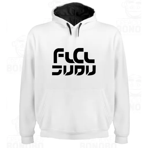 Sudadera Capucha Bicolor FLCL Furi Kuri Logo