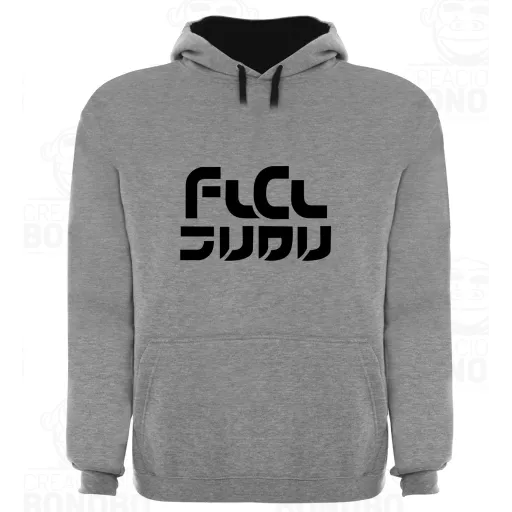 Sudadera Capucha Bicolor FLCL Furi Kuri Logo