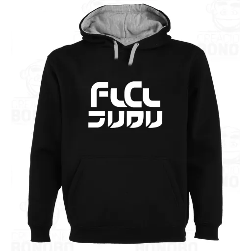 Sudadera Capucha Bicolor FLCL Furi Kuri Logo