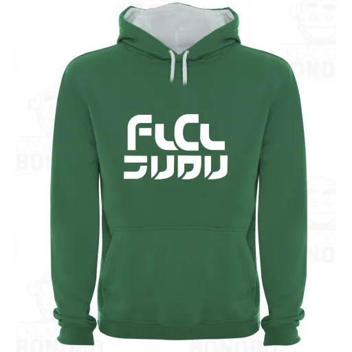 Sudadera Capucha Bicolor FLCL Furi Kuri Logo