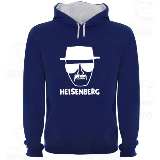 Sudadera Capucha Bicolor Heisenberg A Breaking Bad