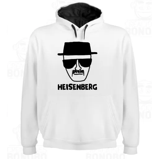 Sudadera Capucha Bicolor Heisenberg A Breaking Bad