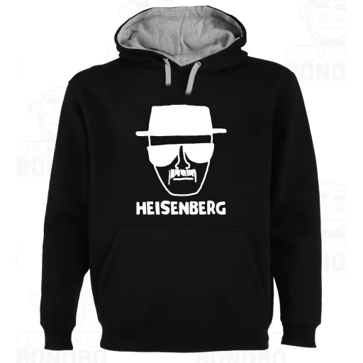 Sudadera Capucha Bicolor Heisenberg A Breaking Bad