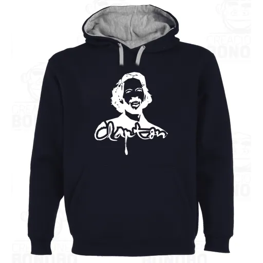 Sudadera Capucha Bicolor Eric Clapton Figura