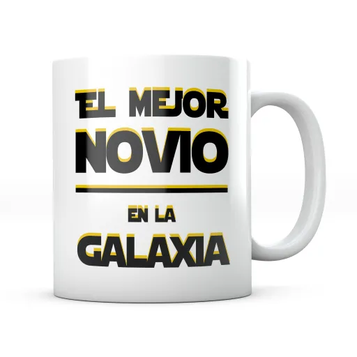 Taza El Mejor Novio en la Galaxia Star Wars