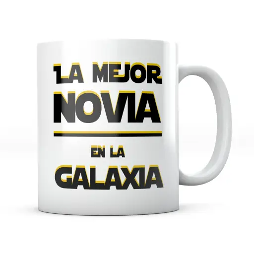 Taza La Mejor Novia en la Galaxia Star Wars