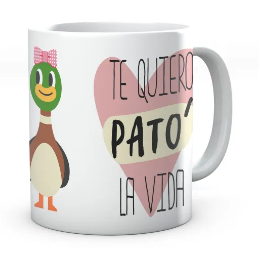 Taza Regalo Te Quiero Pato la Vida mod.A