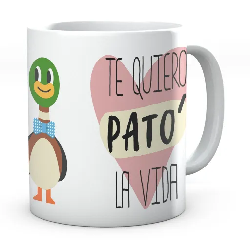 Taza Te Quiero Pato la Vida mod.C