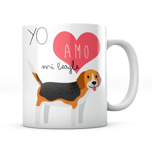 Taza Yo Amo Mi Beagle