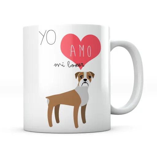 Taza Yo Amo Mi Boxer