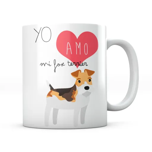 Taza Yo Amo Mi Fox Terrier