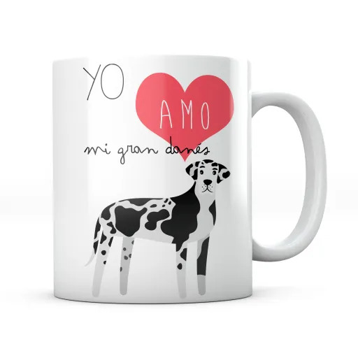 Taza Yo Amo Mi Gran Danes