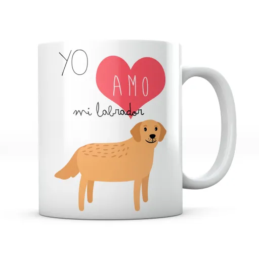 Taza Yo Amo Mi Labrador