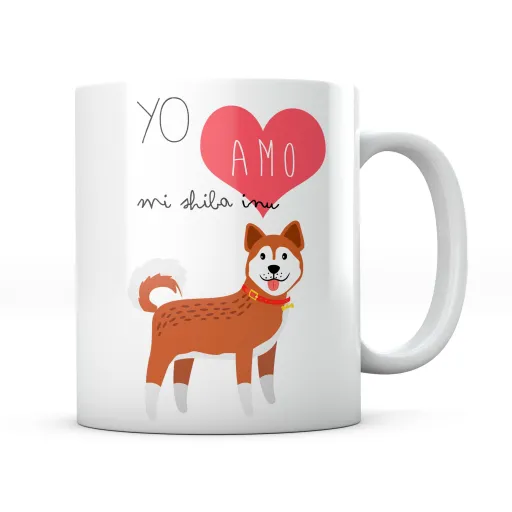 Taza Yo Amo Mi Shiba Inu