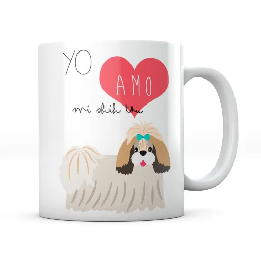 Taza Yo Amo Mi Shih Tzu