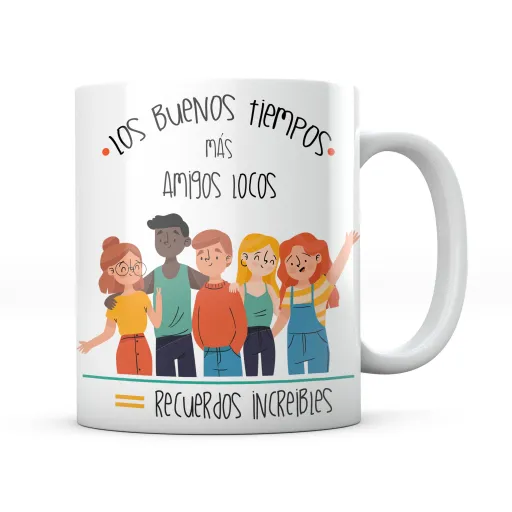 Taza Los Buenos Tiempos Amigos