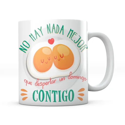 Taza No Hay Nada Mejor Despertar Contigo