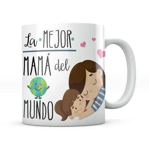 Taza La Mejor Mamá del Mundo Niña