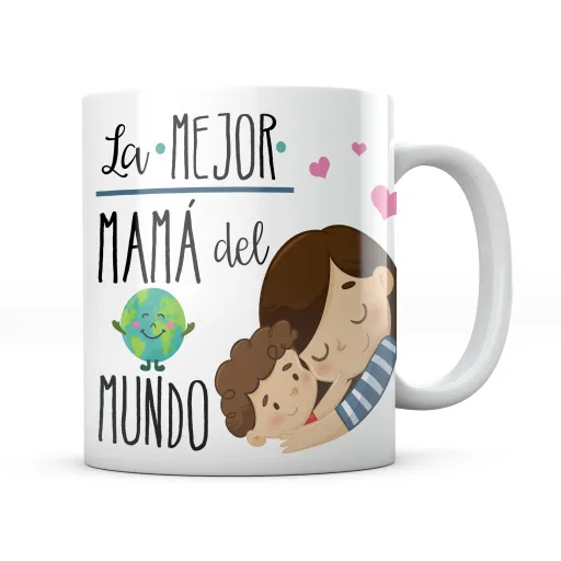 Taza La Mejor Mamá del Mundo Niño