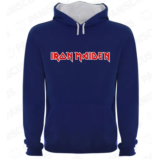 Sudadera Capucha Bicolor Iron Maiden